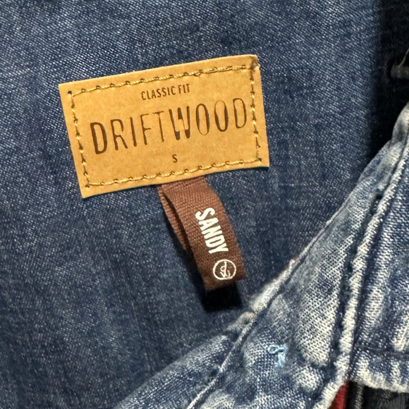 Sundance Driftwood Sandy Embroidered Denim Weekend Wanderer Shirt chambray - Picture 4 of 9